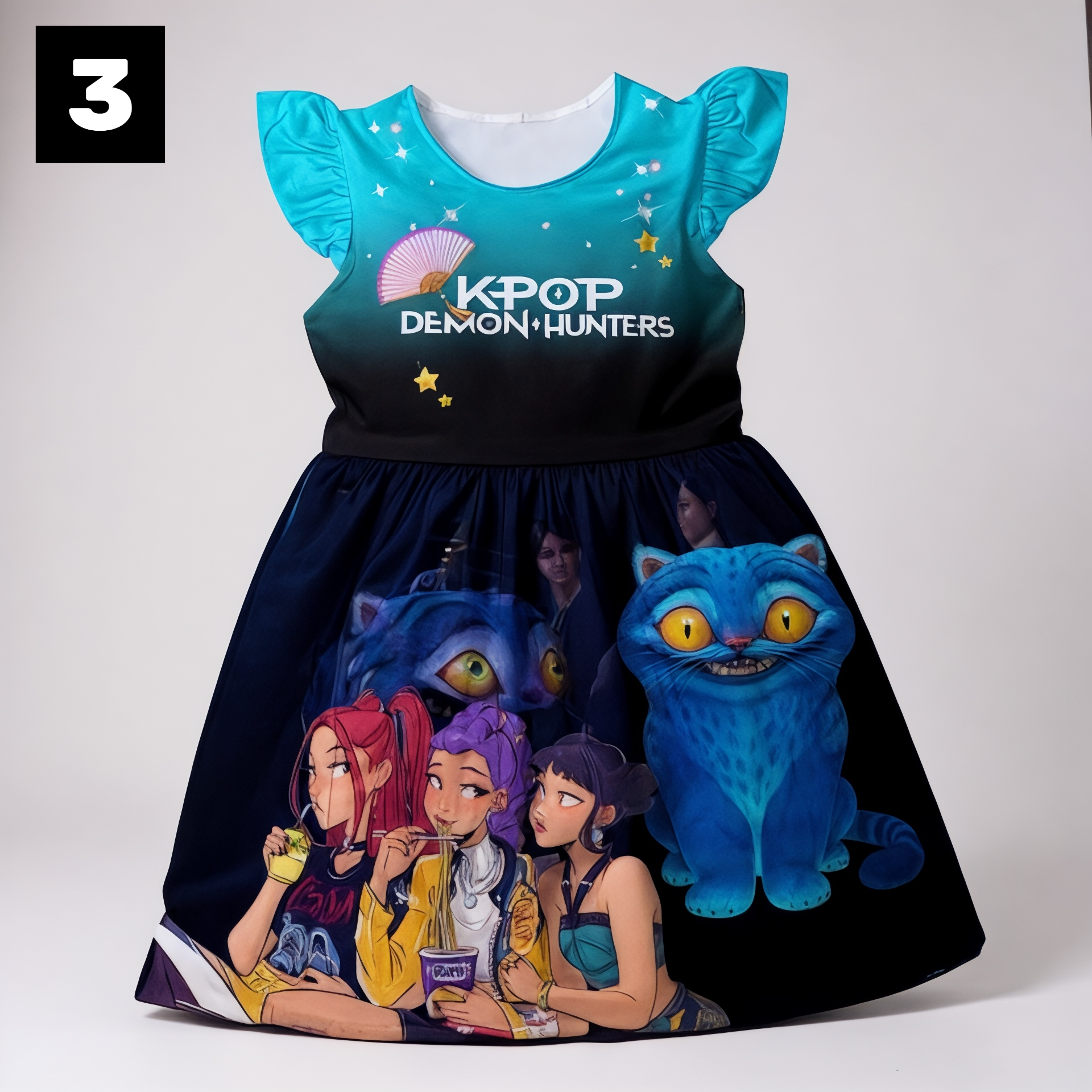 Vestido K-POP Hunters de Lujo