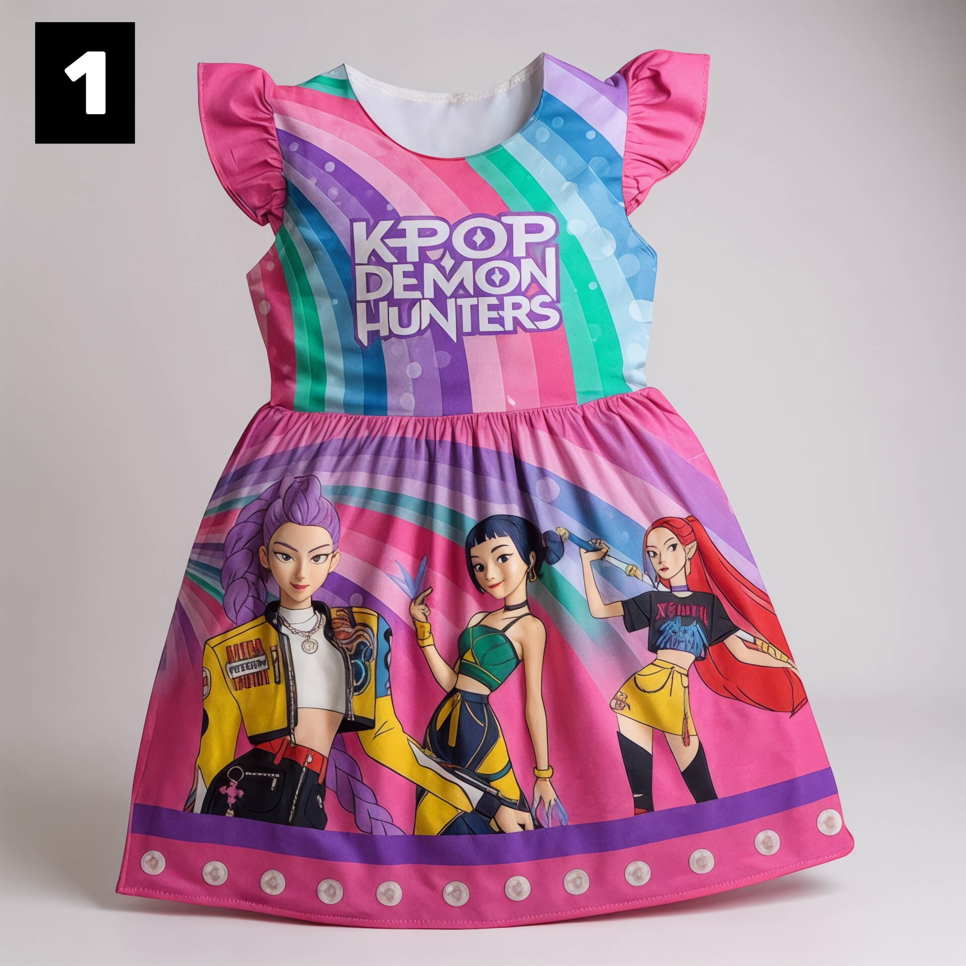 Vestido K-POP Hunters de Lujo